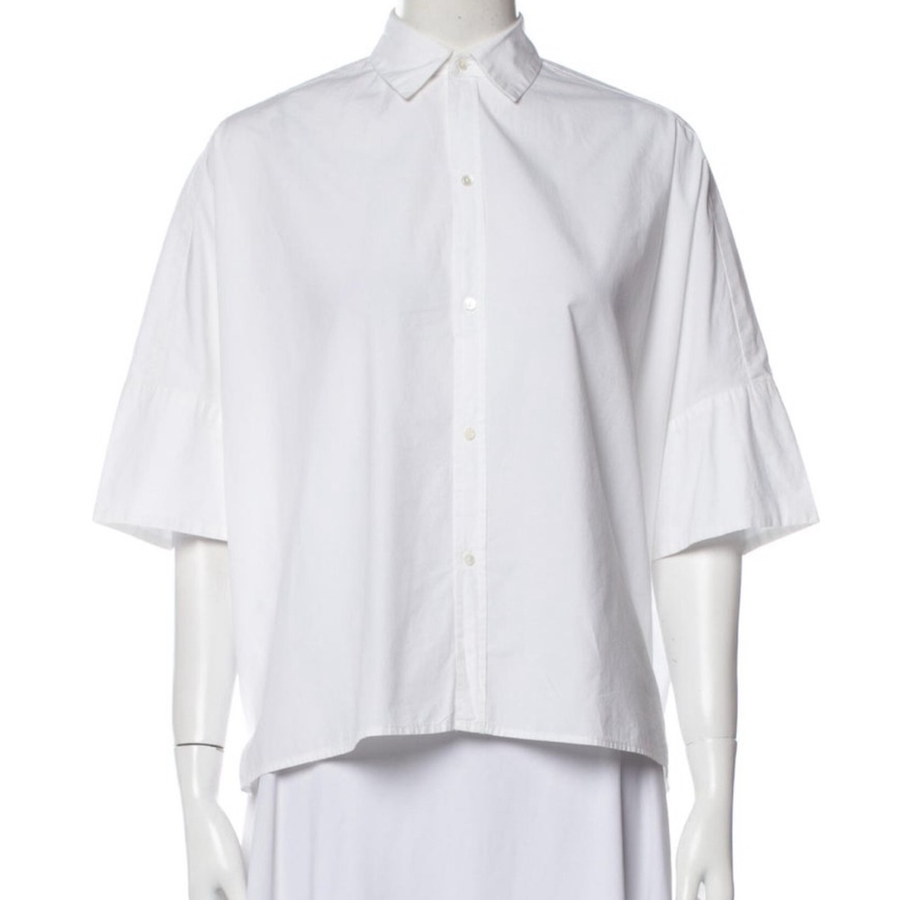 Nili Lotan White Casual Button Down Shirt
